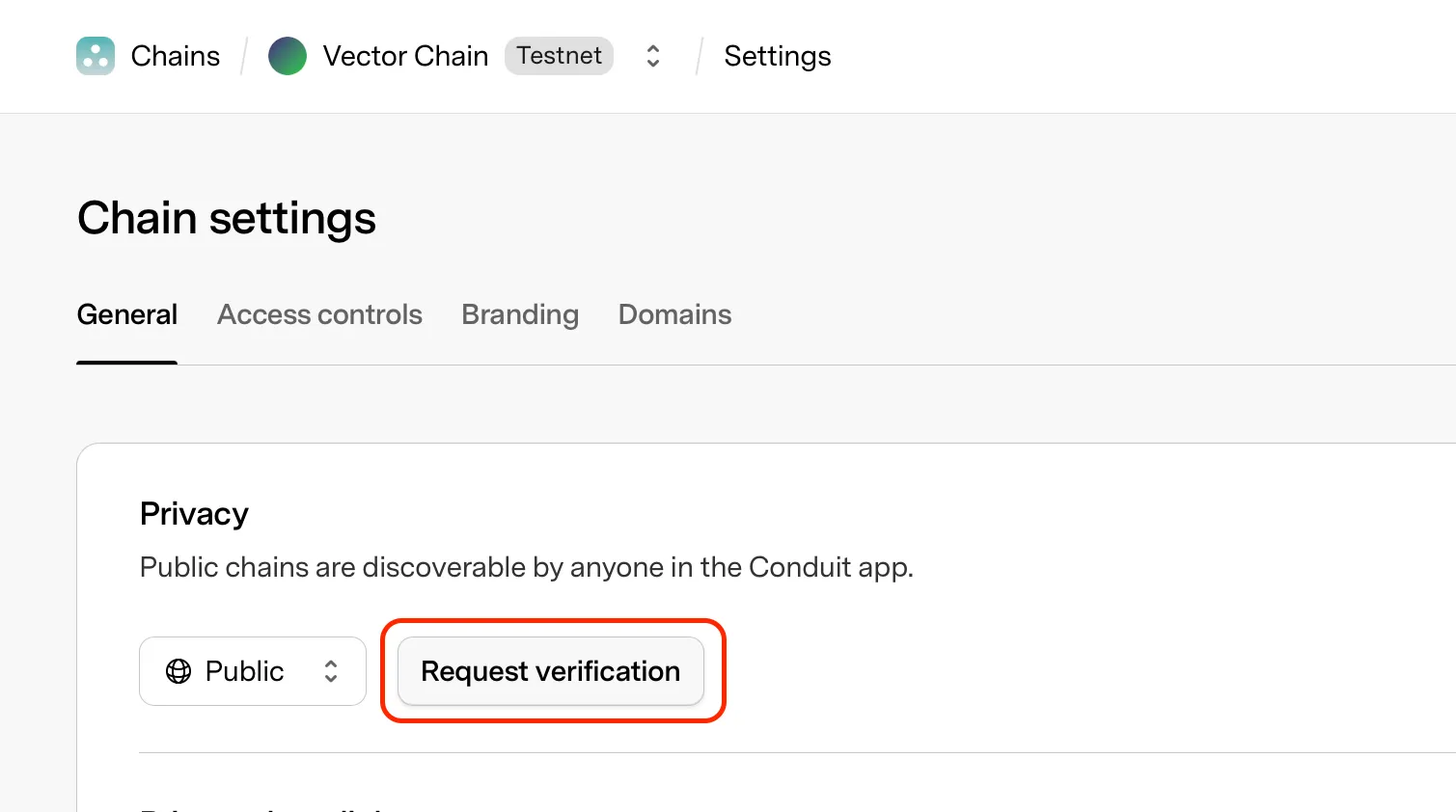 Verify Chain