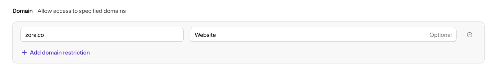 Access Domain