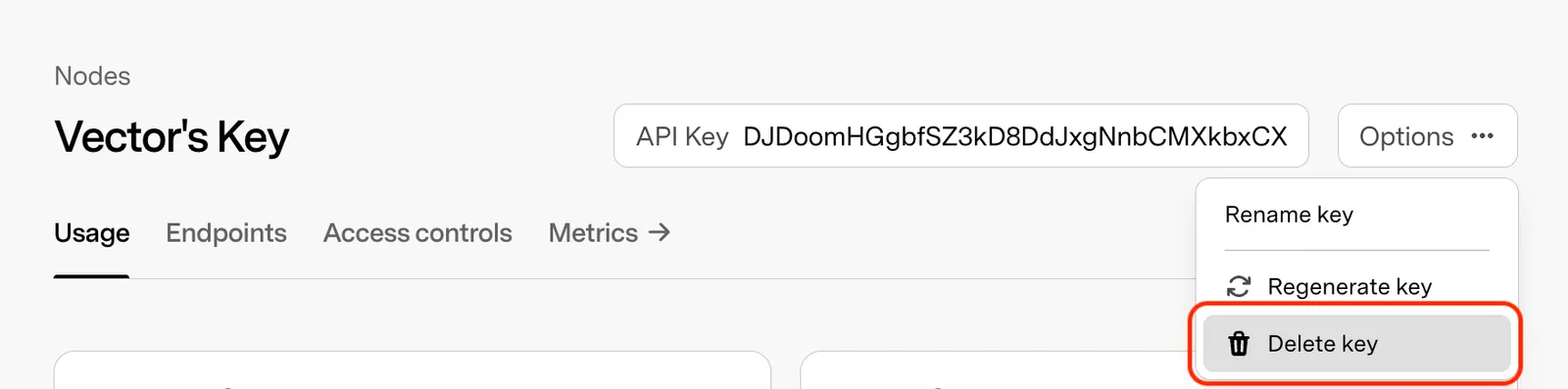 Key Delete